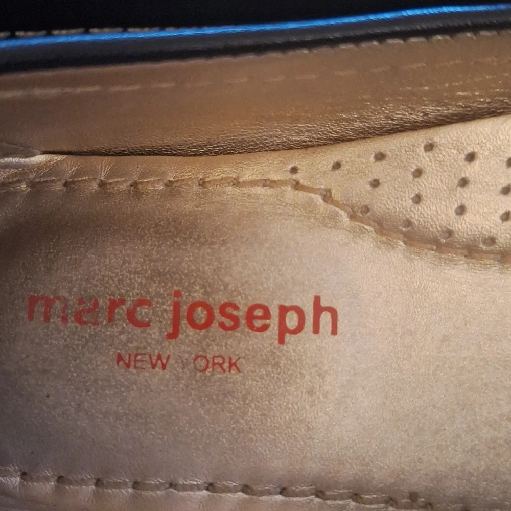Mark Jaseph Black Leather Loafers for Women Size 6.5